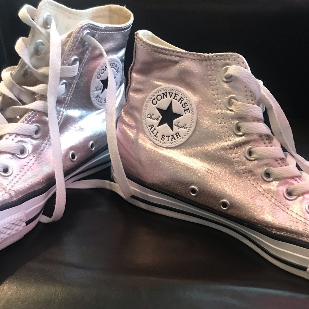 Converse Rose Gold High Top Sneaker